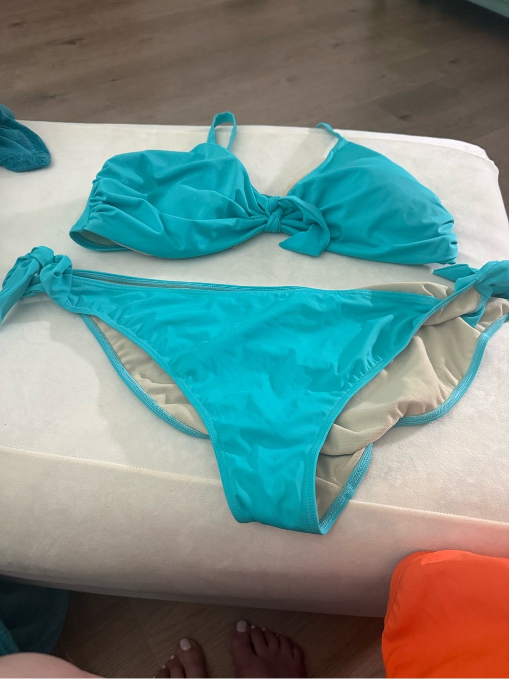 Swimsuits For All Turquoise Knot Bikini